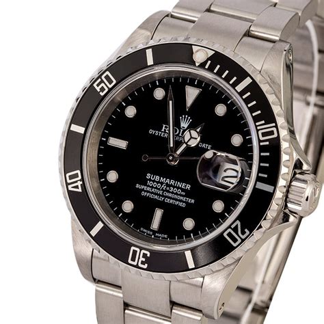 2005 rolex submariner stainless steel|rolex submariner 16610 year.